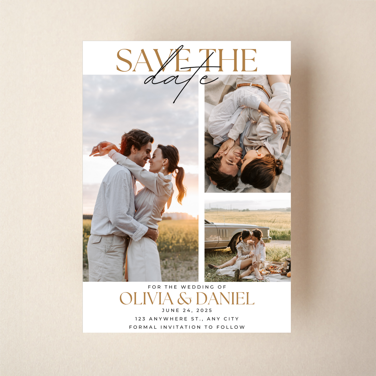 Save The Date - Custom Design