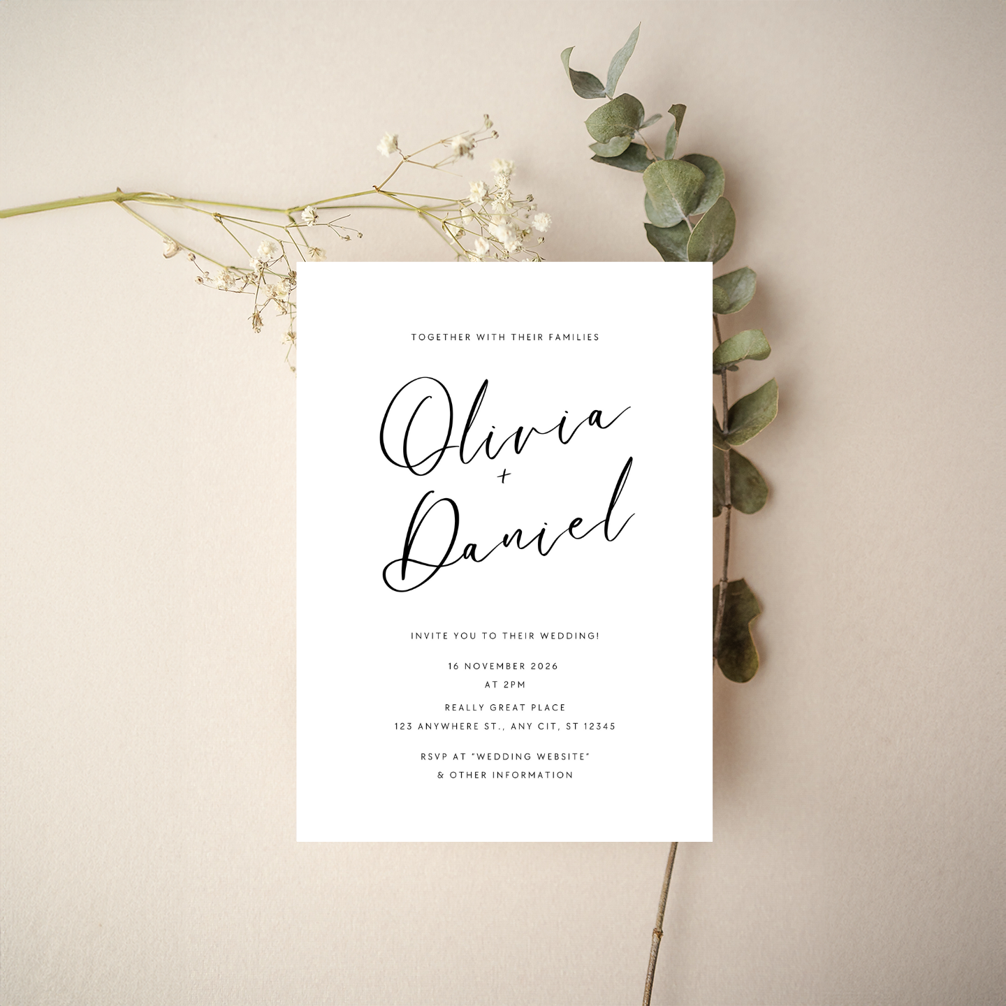 Invitation - Modern Minimal Style 3