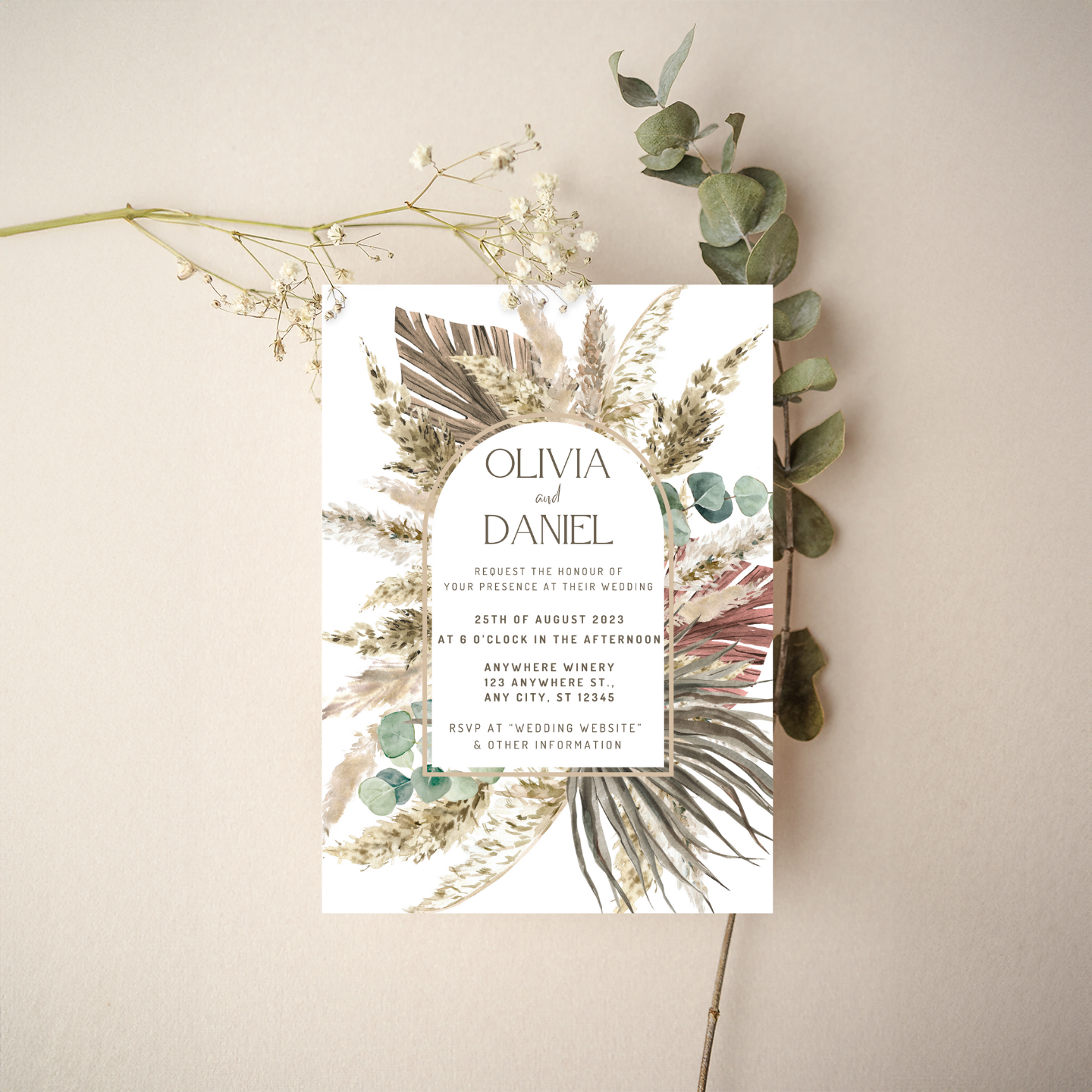 Invitation - BOHO Style 4