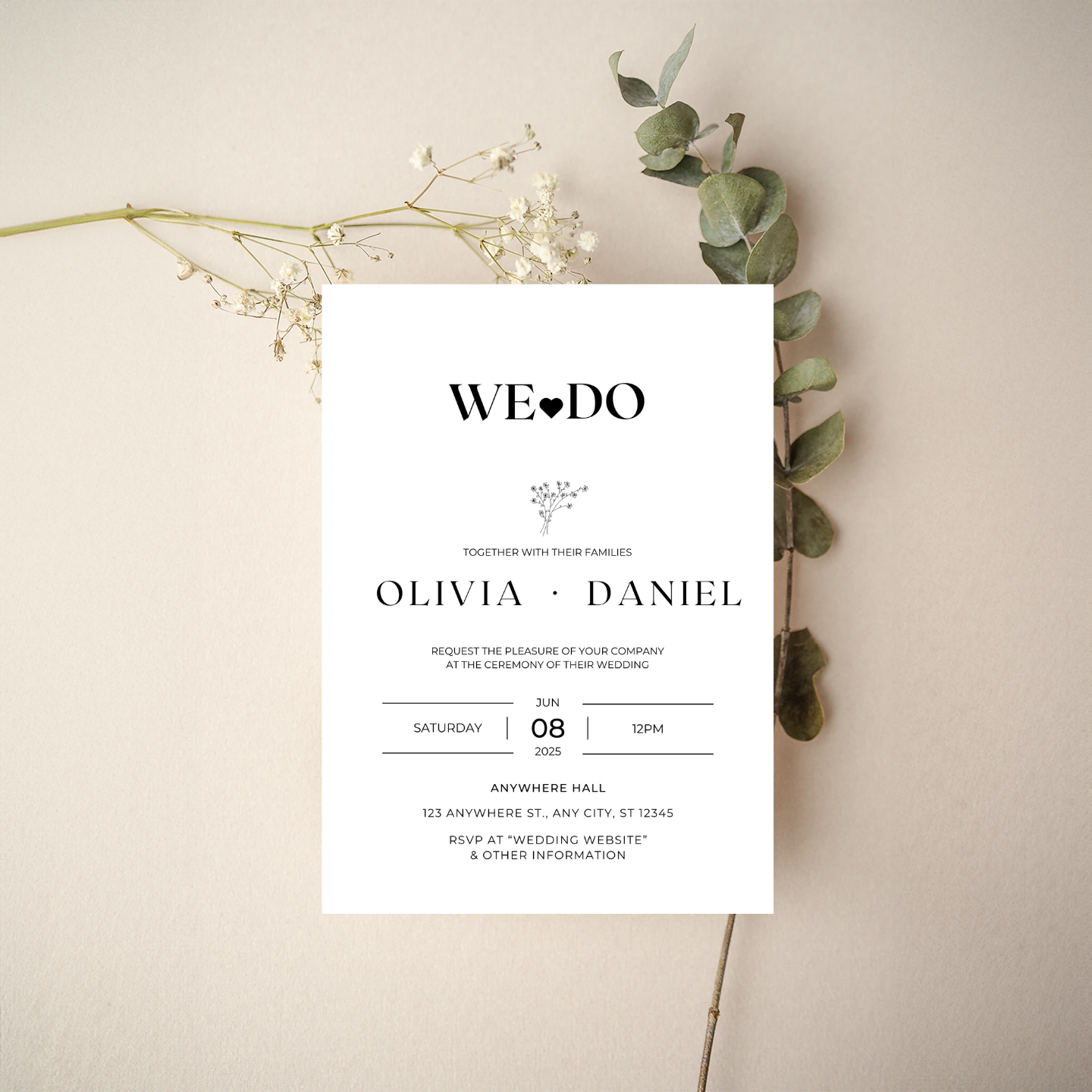 Invitation - Modern Minimal Style 4