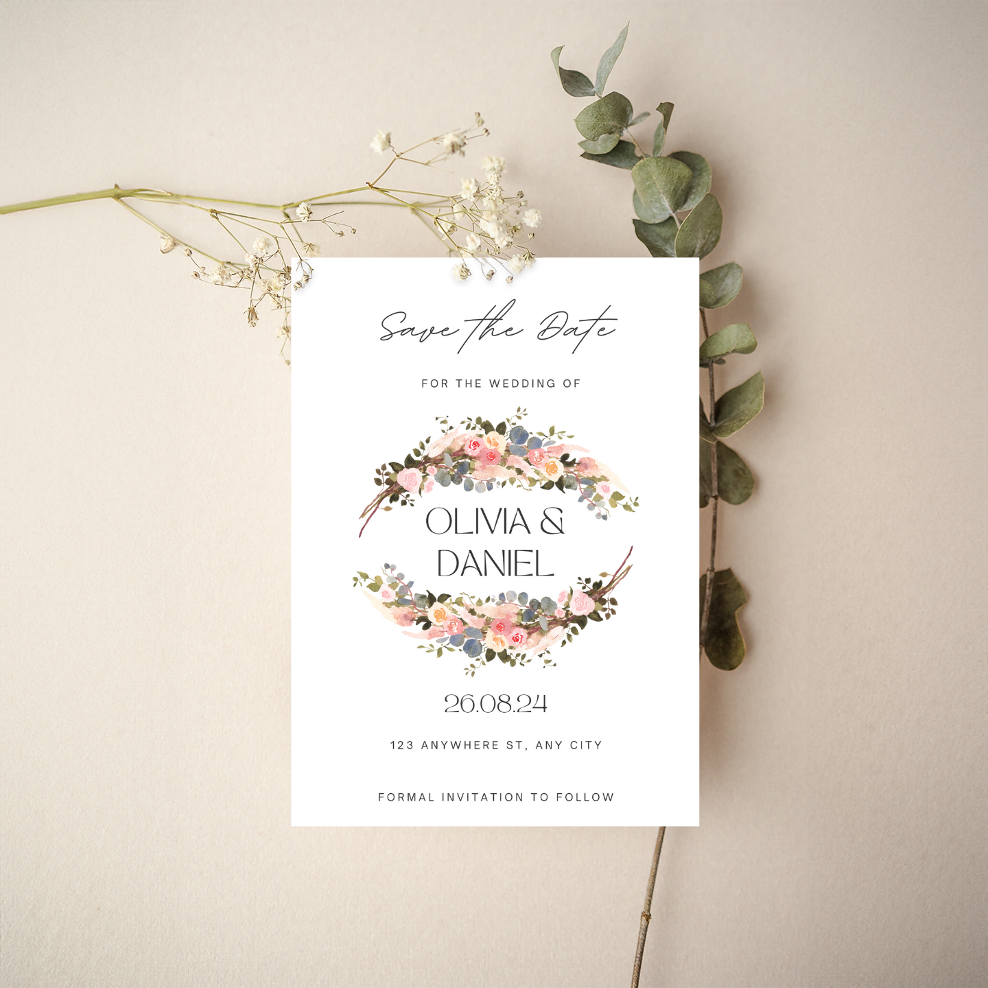 Save the Date - BOHO Style 3