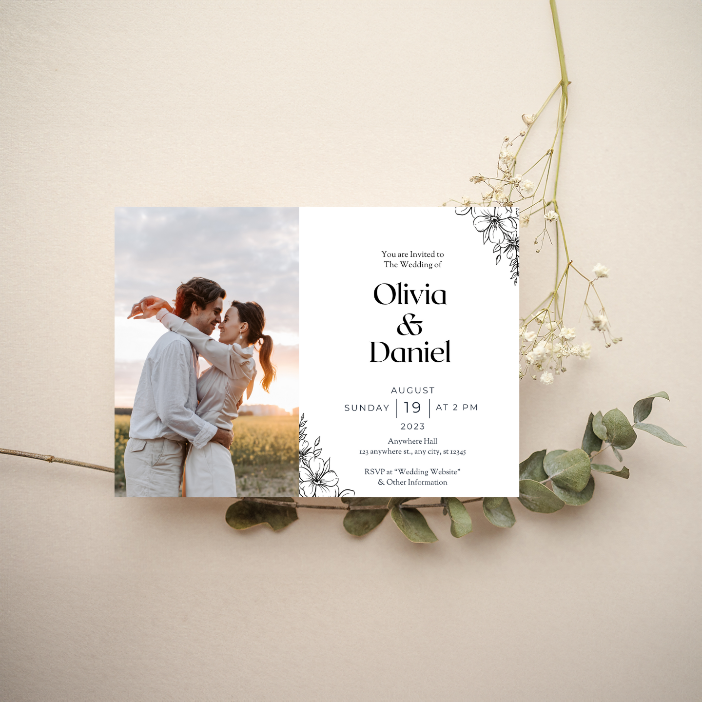 Invitation - Modern Minimal Style 6