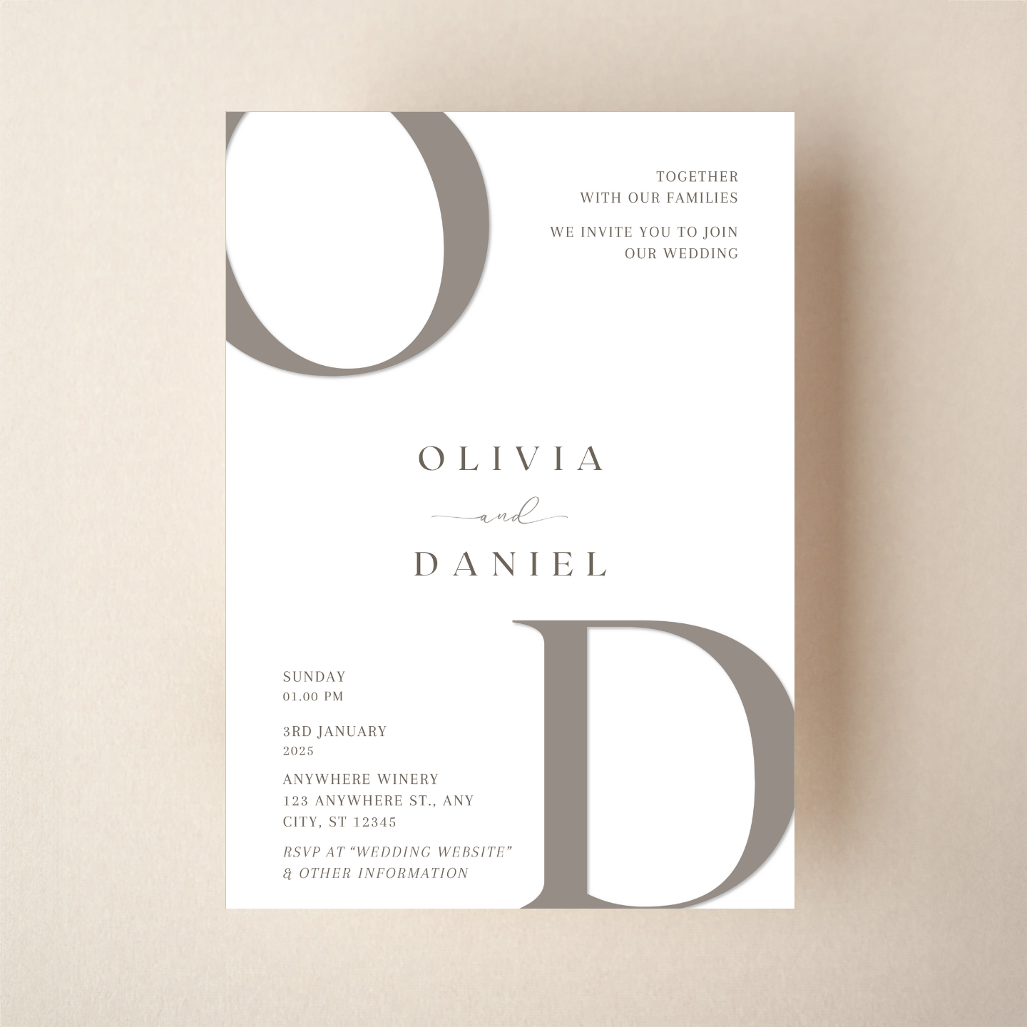 Invitation - Modern Minimal Style 7
