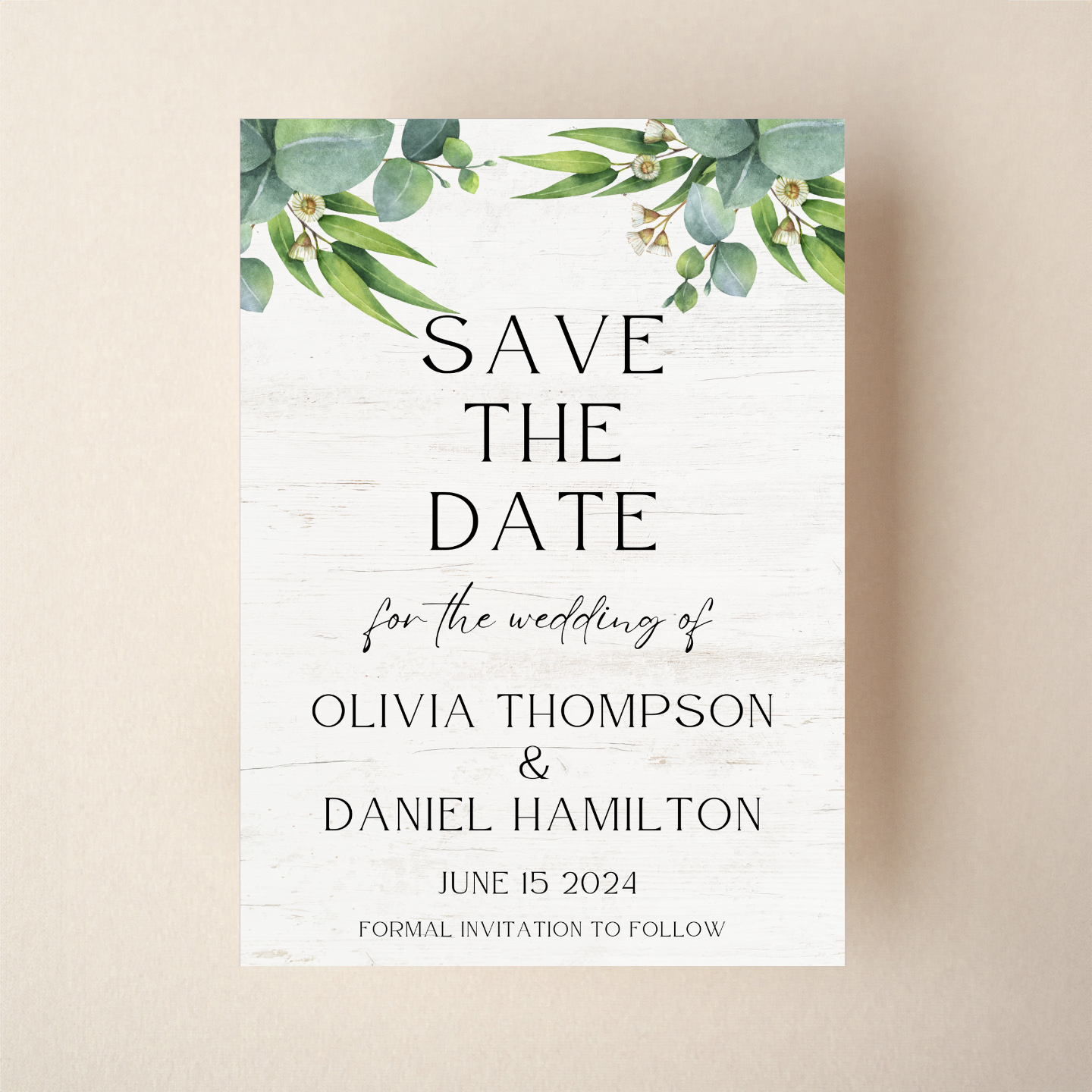 Save the Date - Floral Style 7