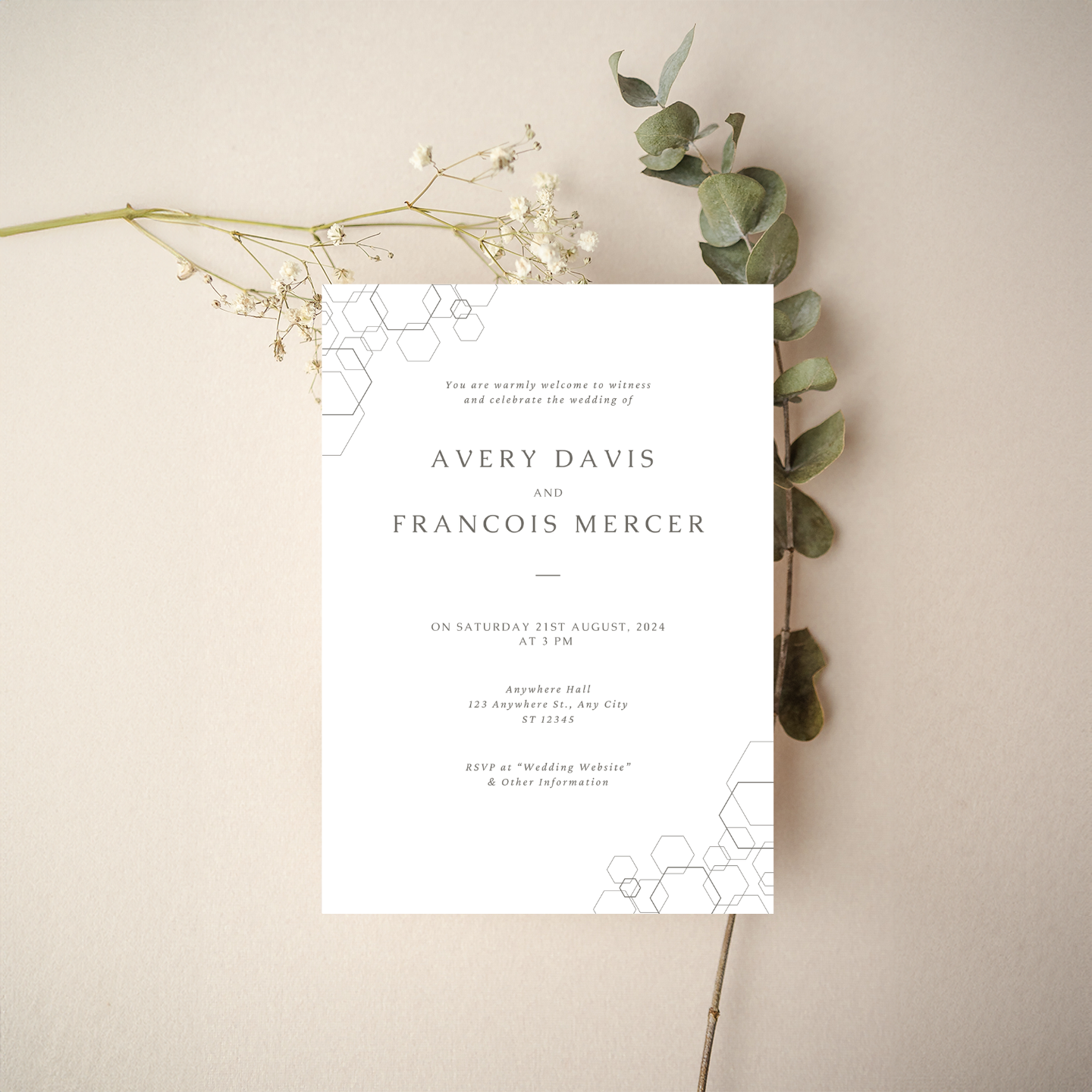 Invitation - Modern Minimal Style 8