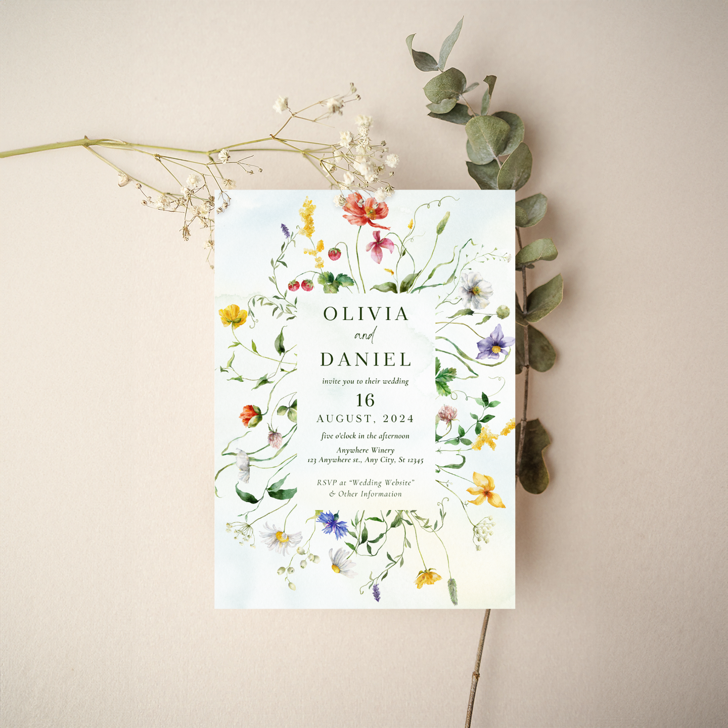 Invitation - Floral Style 8