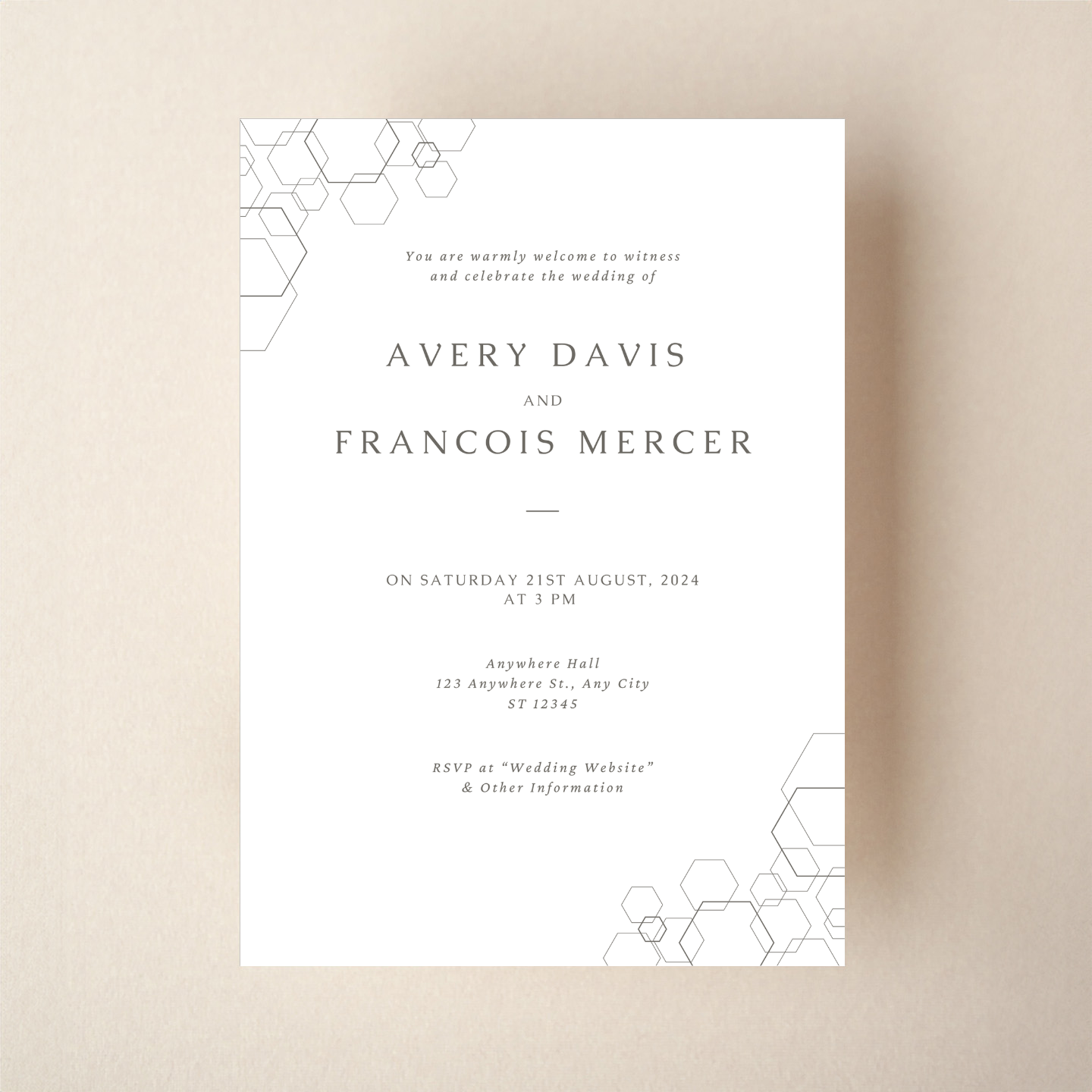 Invitation - Modern Minimal Style 8