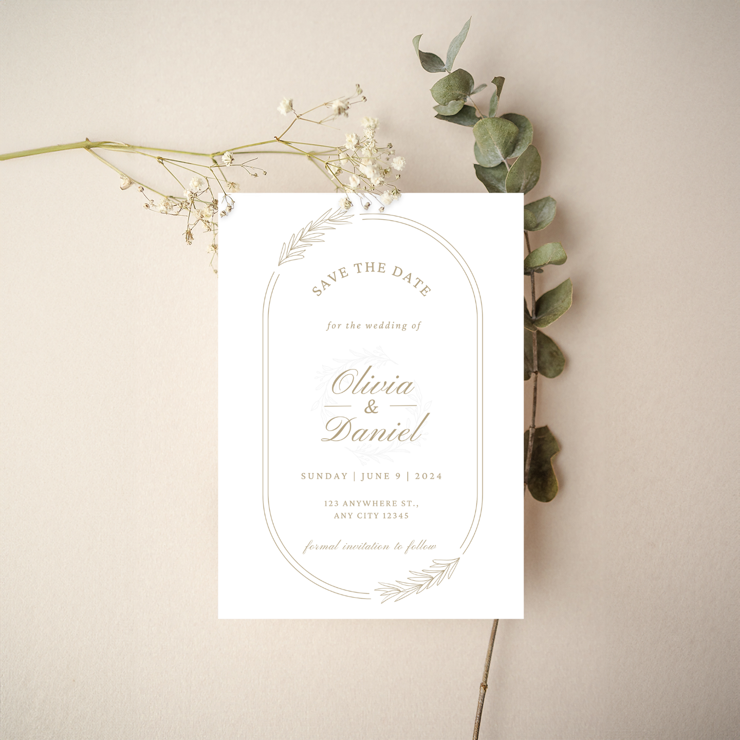 Save the Date - Modern Minimal Style 9