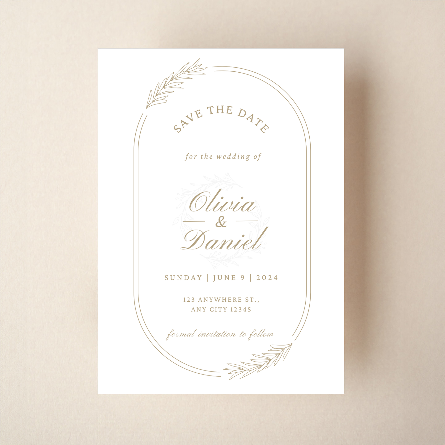 Save the Date - Modern Minimal Style 9