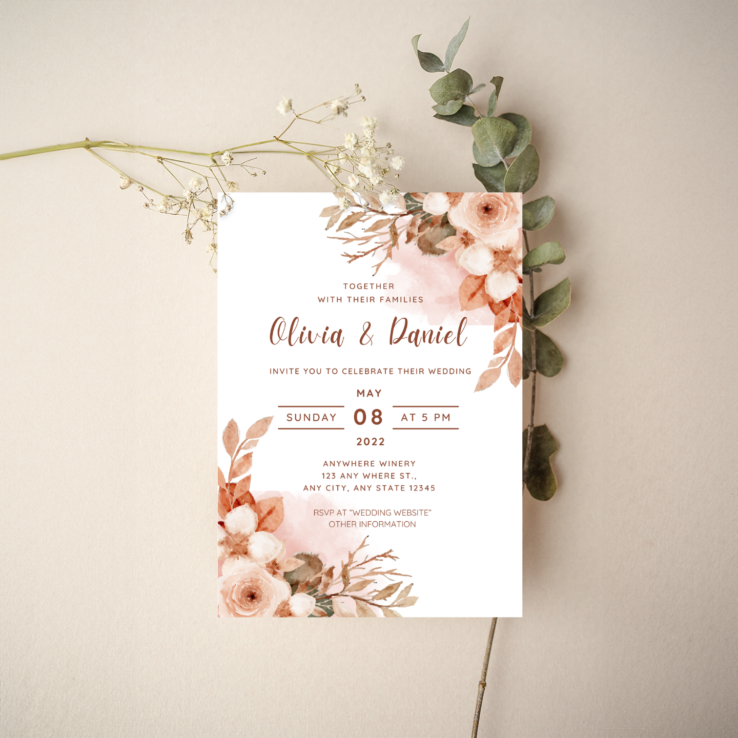 Invitation - BOHO Style 9