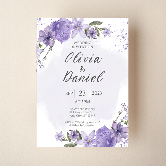 Invitation - Floral Style 11