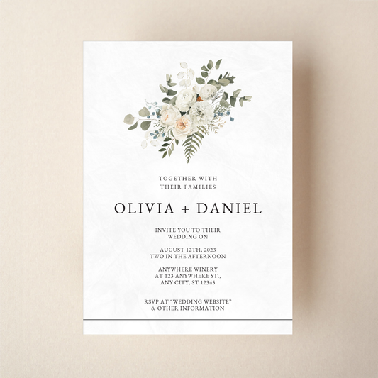 Invitation - Floral Style 12