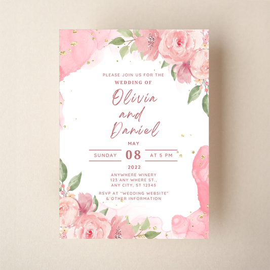 Invitation - Floral Style 13