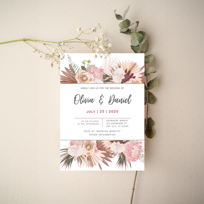 Invitation - BOHO Style 1