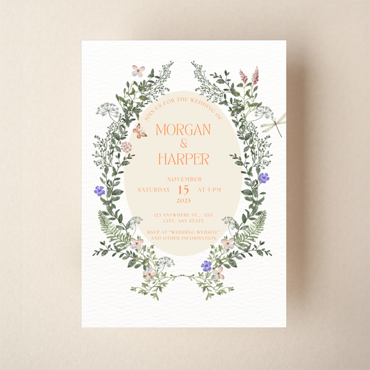 Invitation - Floral Style 1