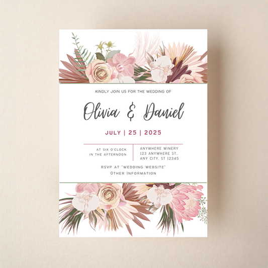 Invitation - BOHO Style 1