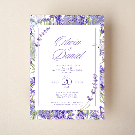 Invitation - Floral Style 4