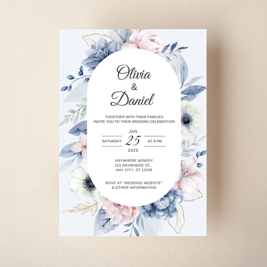 Invitation - Floral Style 5