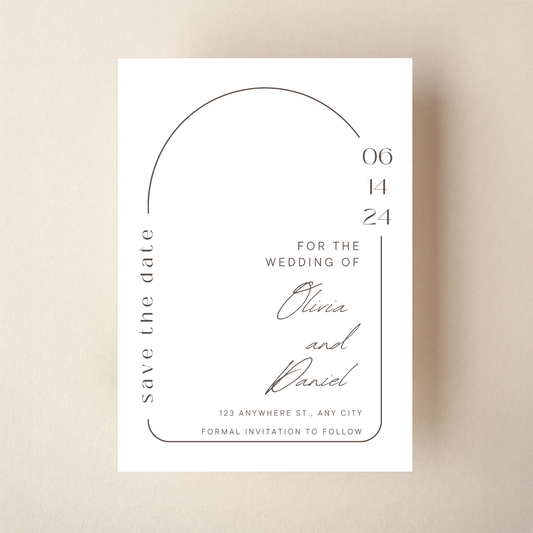 Save the Date - Modern Minimal Style 8