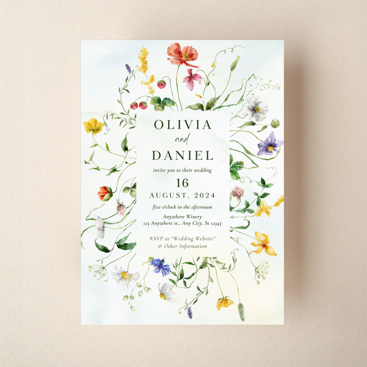 Invitation - Floral Style 8