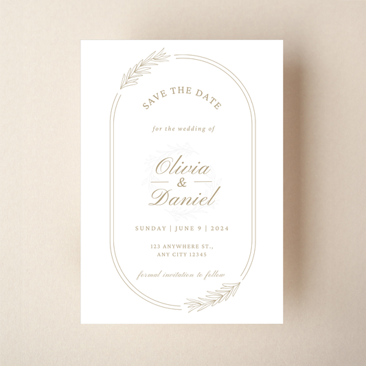 Save the Date - Modern Minimal Style 9