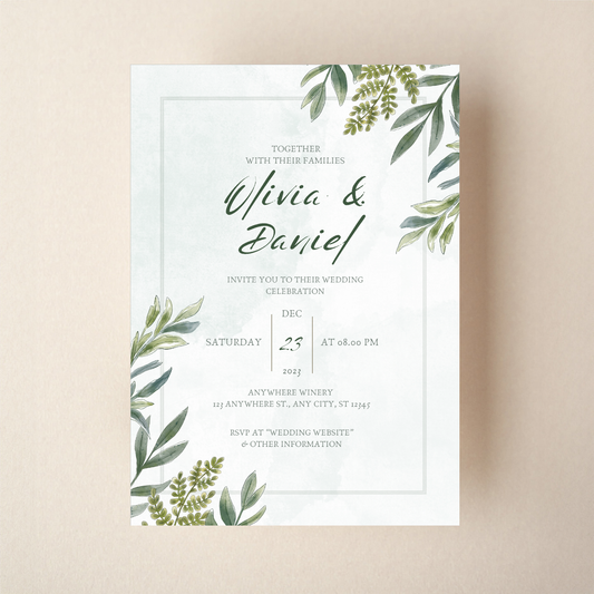 Invitation - Floral Style 9